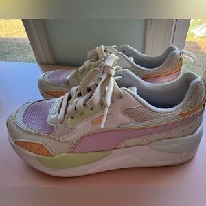 Puma Women's Pastel Sherbert Multi-Color Sneakers Size 7.5